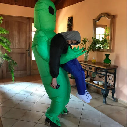 Traje Inflable de extraterrestre ET para Fiesta de adultos