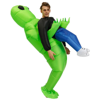 Traje Inflable de extraterrestre ET para Fiesta de adultos