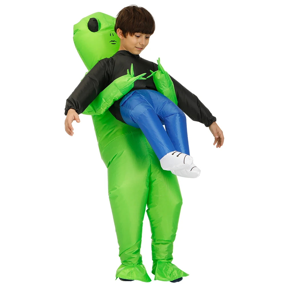 Traje Inflable de extraterrestre ET para Fiesta de adultos