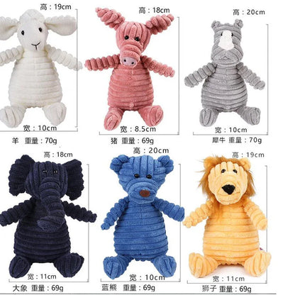 Peluche para Perros en forma de Animales resistentes a las Mordeduras