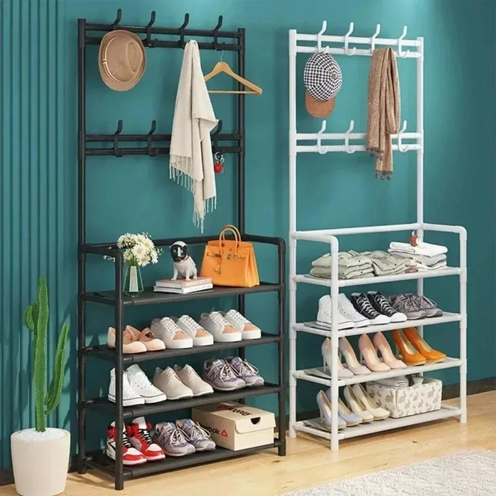 Organizador Simple Colgador de ropa + Zapatero