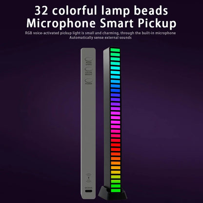 Lámpara RGB de luces LED - Control de Ritmo Musical