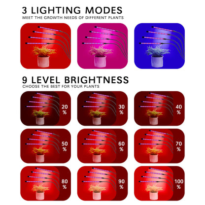 Luz LED  para cultivo de Plantas para Interior e Invernadero