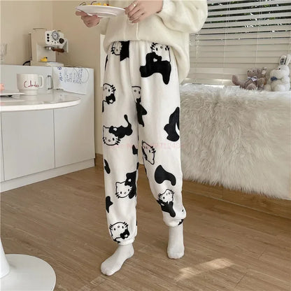 Pijama de Franela de Hello Kitty para Mujeres