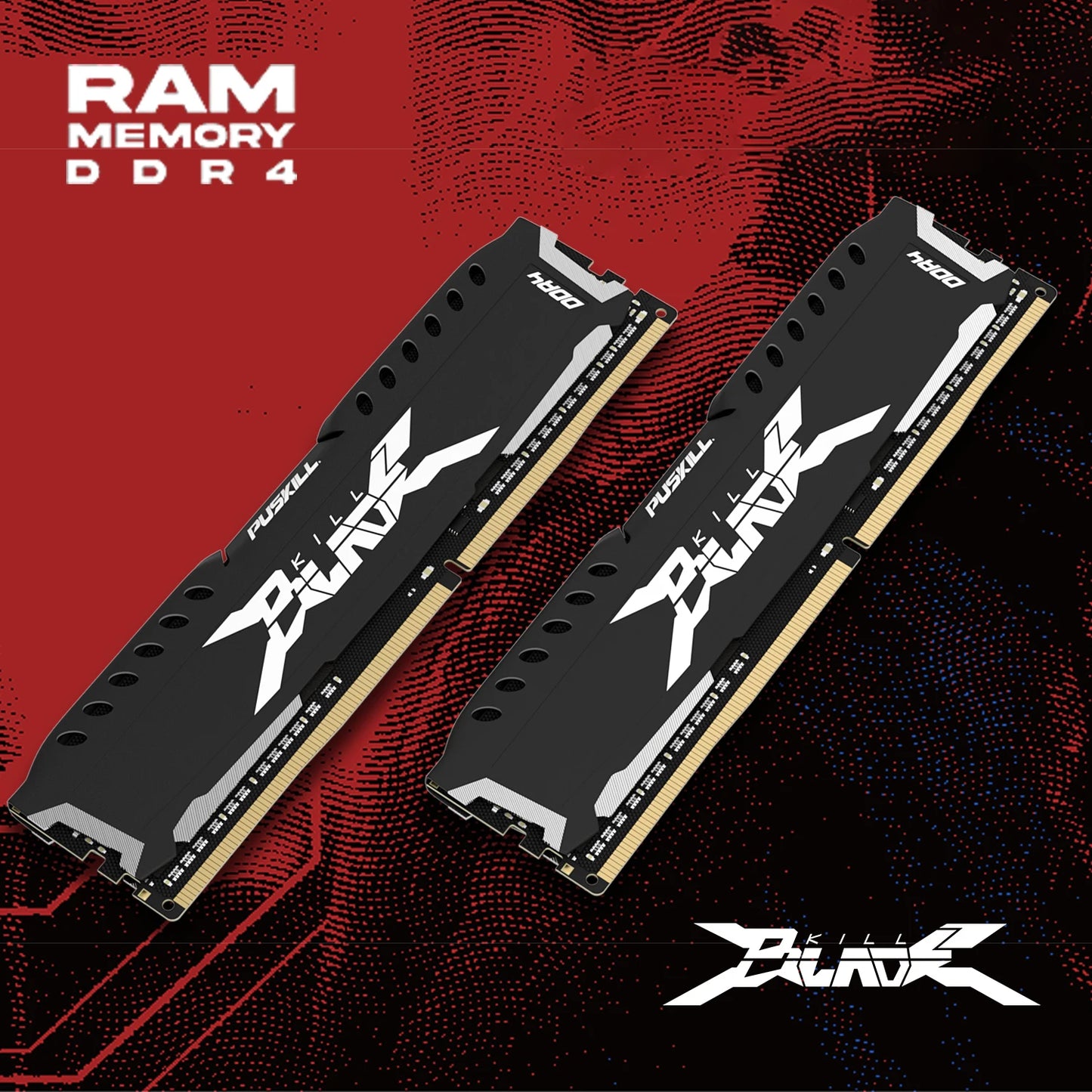 Memoria RAM PUSKILL DDR4 16GB 8GB 1.2V 3200MHz 2666MHz