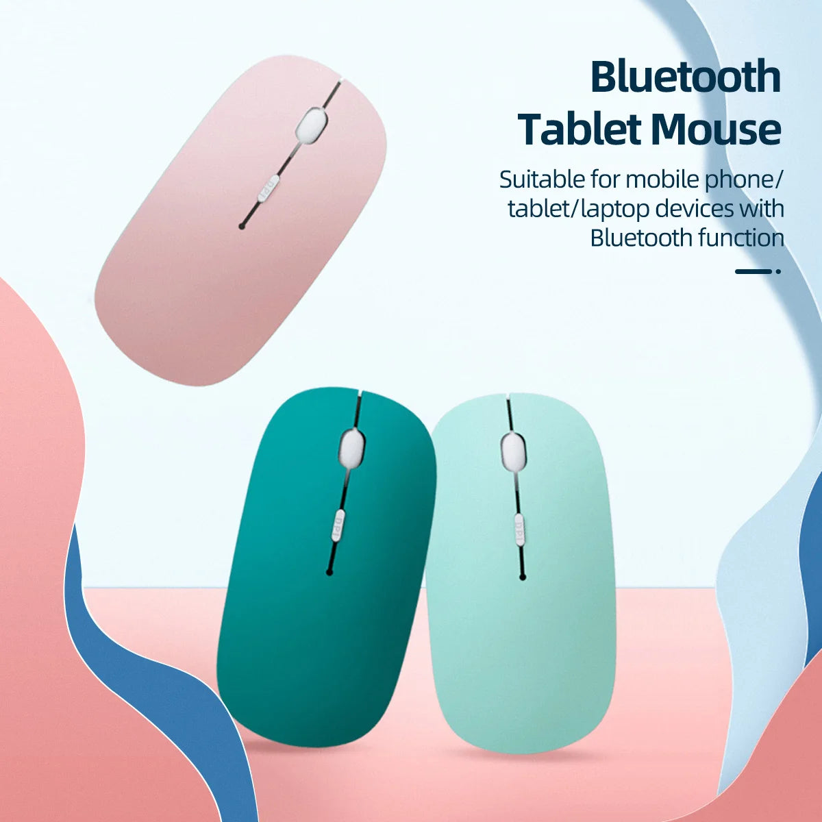 Mouse Inalámbrico con Bluetooth para computador Portátil o Celular