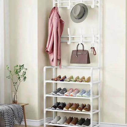 Organizador Simple Colgador de ropa + Zapatero