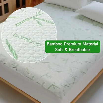 Funda de colchón de bambú impermeable (sin funda de almohada)