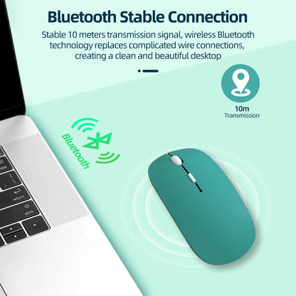 Mouse Inalámbrico con Bluetooth para computador Portátil o Celular