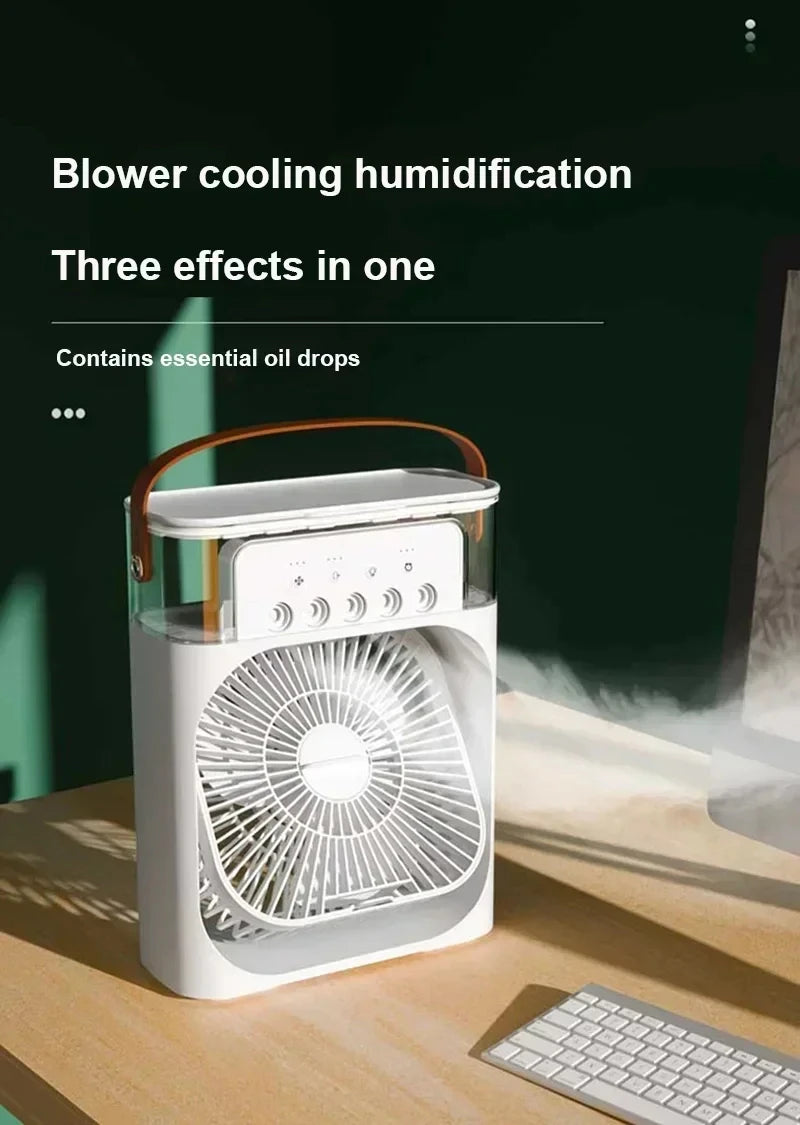 Ventilador 3 en 1 Aire acondicionado, Humidificador y Ventilador