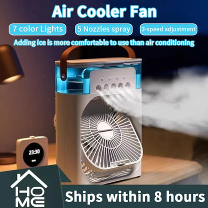 Ventilador 3 en 1 Aire acondicionado, Humidificador y Ventilador