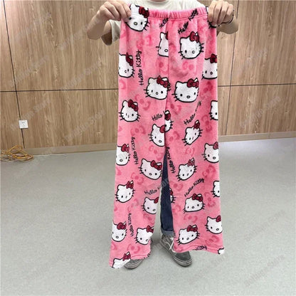 Pijama de Franela de Hello Kitty para Mujeres