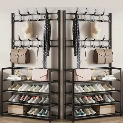 Organizador Simple Colgador de ropa + Zapatero