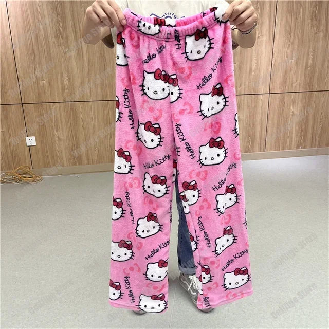 Pijama de Franela de Hello Kitty para Mujeres