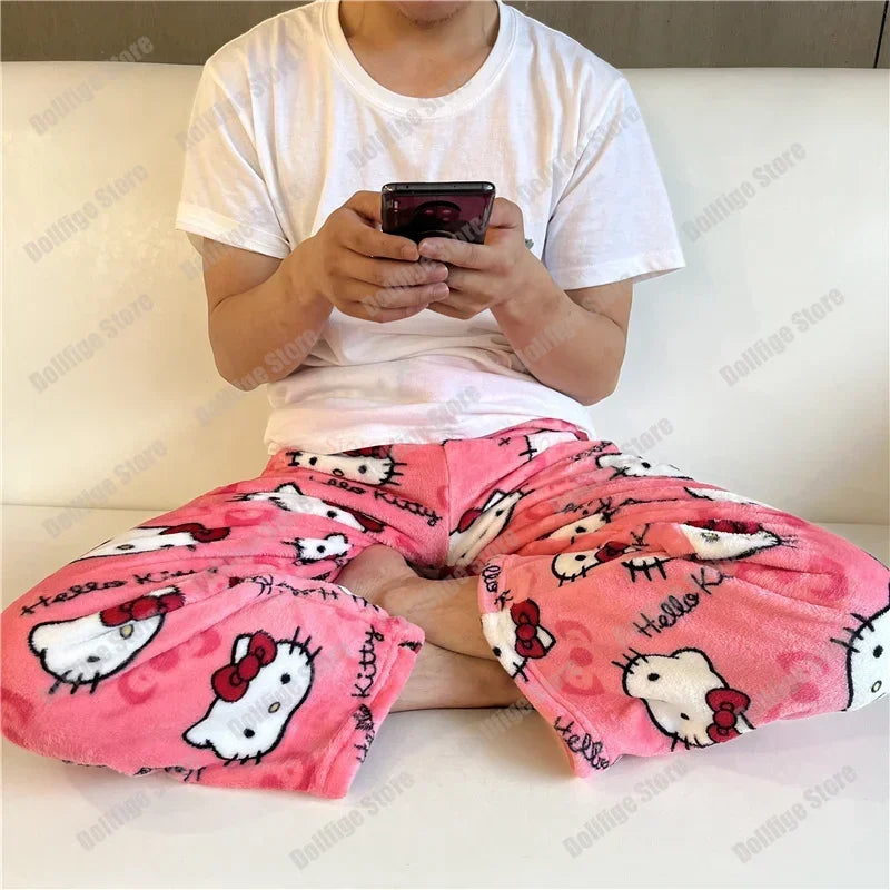 Pijama de Franela de Hello Kitty para Mujeres