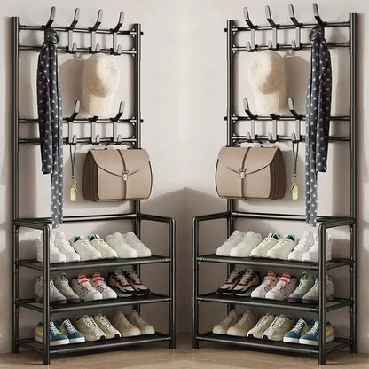 Organizador Simple Colgador de ropa + Zapatero