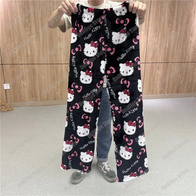 Pijama de Franela de Hello Kitty para Mujeres