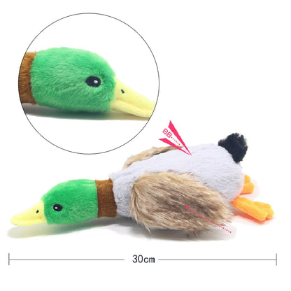 Juguete de Peluche con forma de Pato para Perros